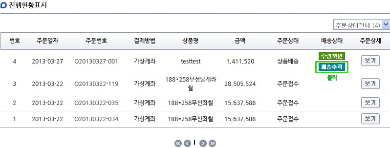 진행현황표시