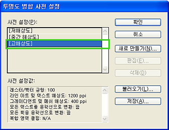 투명도 설정
